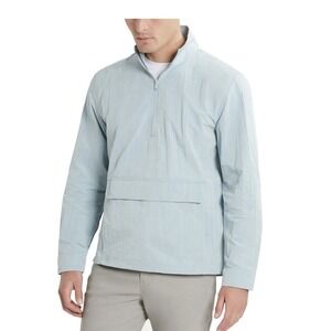 NWT Kenneth Cole 1/2 Zip Windbreaker Pullover Jacket Mens Small Blue $145